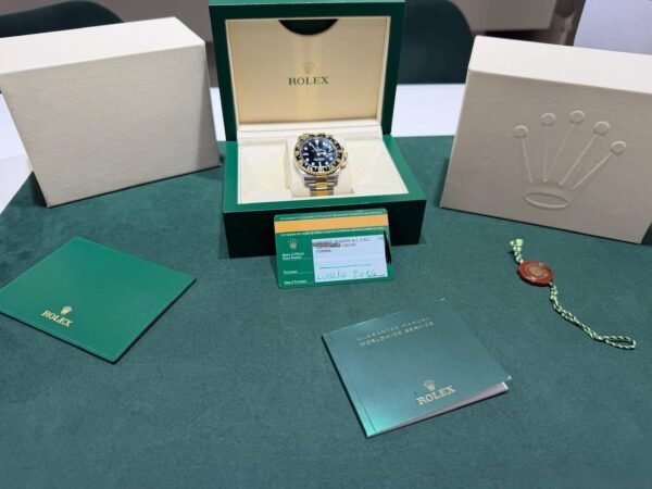 Rolex GMT-Master II ceramica acciaio oro del 2014 Italia full set top condition con documenti