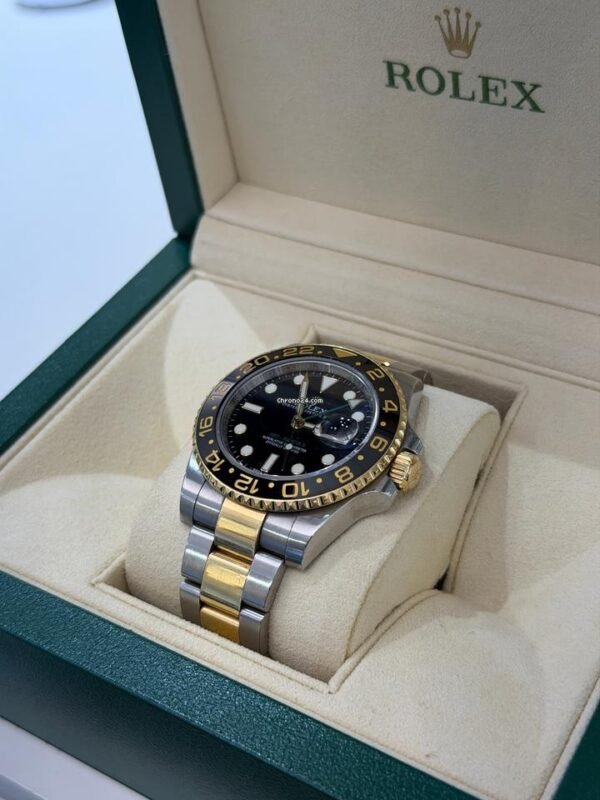 Rolex GMT-Master II ceramica acciaio oro del 2014 Italia full set top condition con documenti
