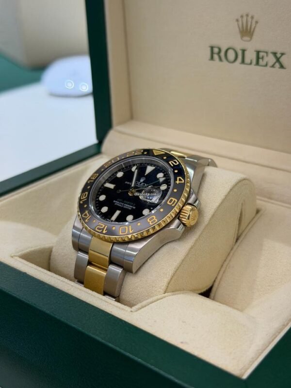 Rolex GMT-Master II ceramica acciaio oro del 2014 Italia full set top condition con documenti