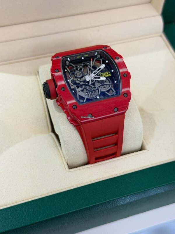 Richard Mille RM 035 Rafael Nadal Rm 50mm red carbon tpt del 2016 excellent condition automatic full set