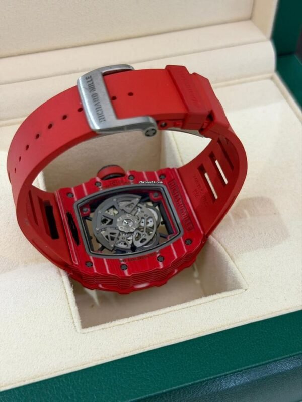 Richard Mille RM 035 Rafael Nadal Rm 50mm red carbon tpt del 2016 excellent condition automatic full set