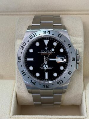 Rolex Explorer II del 2024 excellent condition nero full set con documenti e scatola Rolex