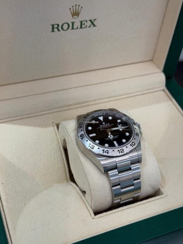 IMG_6633 Rolex Explorer II del 2024 excellent condition nero full set con documenti e scatola Rolex