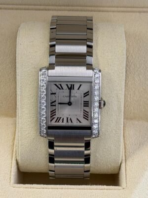 Cartier Tank Française 32mm del 2024 full set excellent condition con documenti scatola