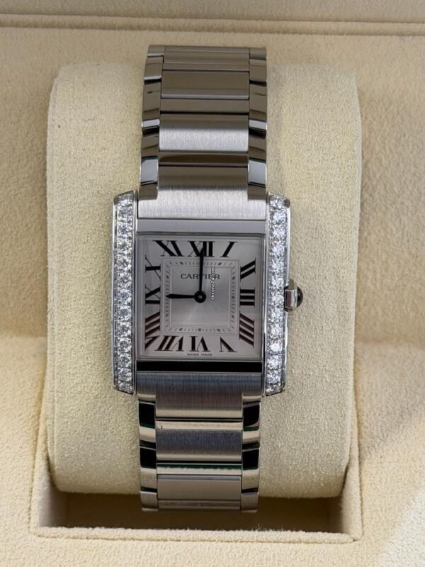 Cartier Tank Française 32mm del 2024 full set excellent condition con documenti scatola