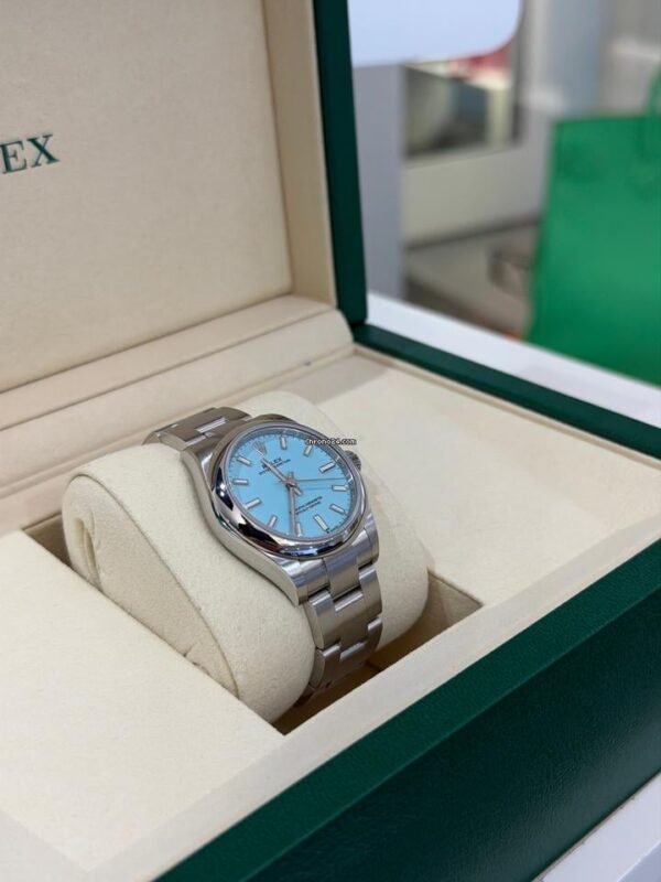 IMG_6654 Rolex Oyster Perpetual 31 Tiffany NUOVO Giugno 2026 full set con documenti e scatola