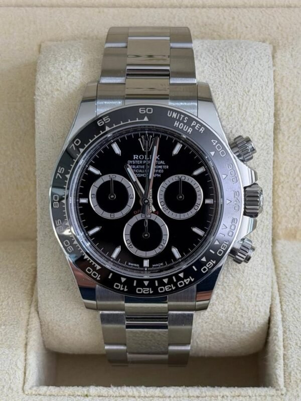 Rolex Daytona New model ceramica del 2024 quadrante nero full set excellent condition documenti