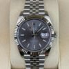 Rolex Datejust 41 41mm ardesia grigio NUOVO 2026 Italia jubilee full set con documenti e scatola
