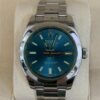 Rolex Milgauss BLU vetro verde del 2019 full set excellent condition con documenti e scatola