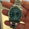 Rolex Milgauss BLU vetro verde del 2019 full set excellent condition con documenti e scatola