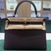 WhatsApp Image 2026-05-20 at 11.02.20 Hermès Kelly 28 sellier veau pellame epsom second hand del 2017 color Noir nero con hardware palladio full set excellent condition