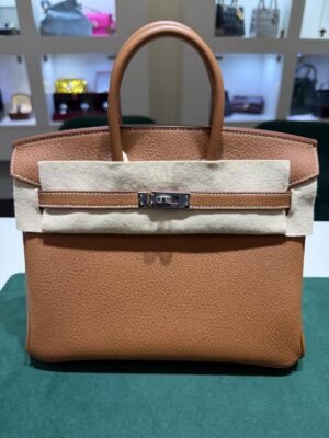 Hermès Birkin 25 retourne veau togo colore GOLD