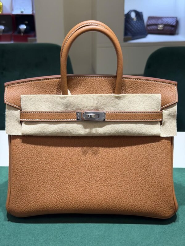 WhatsApp Image 2026-06-10 at 10.41.59 (2) Hermès Birkin 25 retourne veau togo colore GOLD