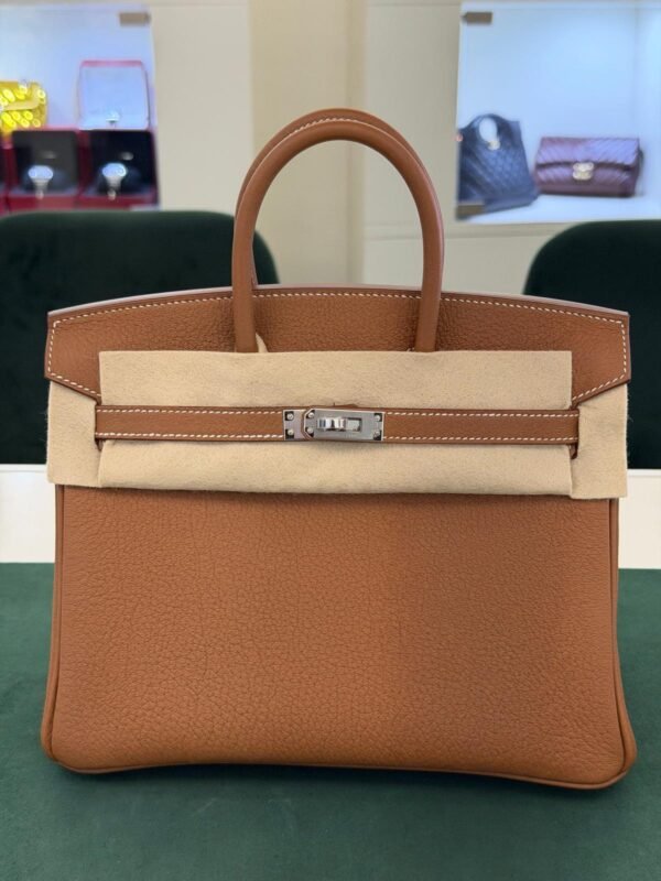 WhatsApp Image 2026-06-10 at 10.42.01 Hermès Birkin 25 retourne veau togo colore GOLD