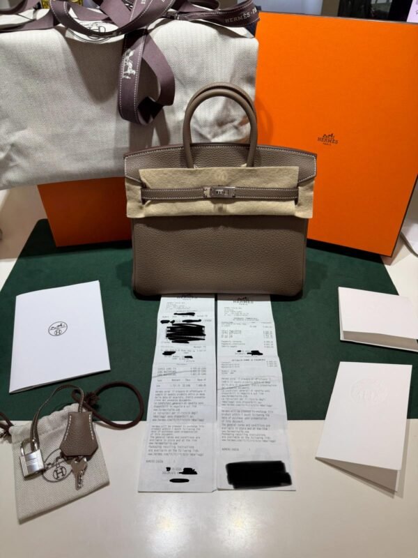 Hermès Birkin 25 retourne veau togo colore Etoupe ( il più richiesto )