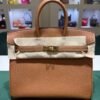 WhatsApp Image 2026-06-17 at 12.22.37 Hermès Birkin 25 retourne veau togo colore GOLD ( cuoio caramello ) stampa G NUOVA 2026