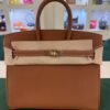 WhatsApp Image 2026-06-17 at 12.22.53 Hermès Birkin 25 retourne veau togo colore GOLD ( cuoio caramello ) stampa G NUOVA 2026