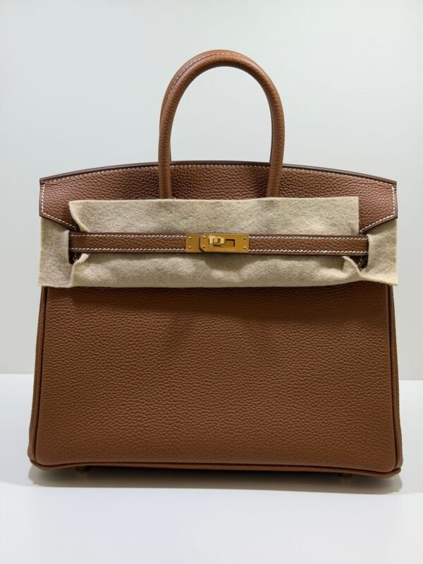 WhatsApp Image 2026-06-17 at 12.22.54 (1) Hermès Birkin 25 retourne veau togo colore GOLD ( cuoio caramello ) stampa G NUOVA 2026
