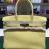 Hermès Birkin 30 retourne veau togo colore Jaune pouss ( giallo pastello ) stampa K NUOVA 2026