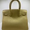 Hermès Birkin 30 retourne veau togo colore Jaune pouss ( giallo pastello ) stampa K NUOVA 2026