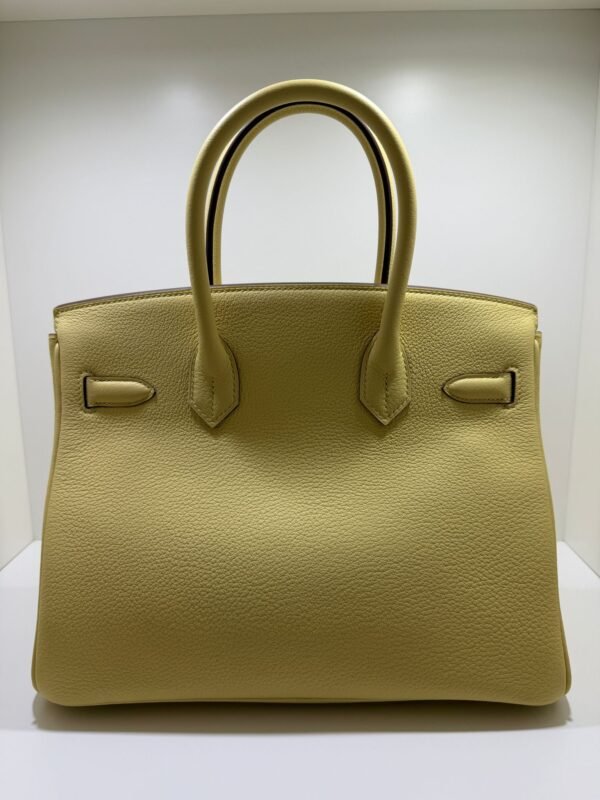 Hermès Birkin 30 retourne veau togo colore Jaune pouss ( giallo pastello ) stampa K NUOVA 2026
