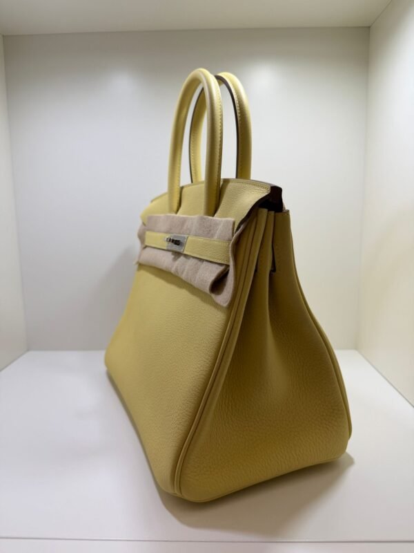 Hermès Birkin 30 retourne veau togo colore Jaune pouss ( giallo pastello ) stampa K NUOVA 2026