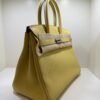 Hermès Birkin 30 retourne veau togo colore Jaune pouss ( giallo pastello ) stampa K NUOVA 2026