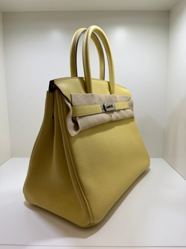 Hermès Birkin 30 retourne veau togo colore Jaune pouss ( giallo pastello ) stampa K NUOVA 2026