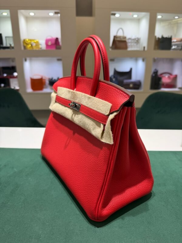 Hermès Birkin 25 retourne veau togo colore Rouge radie ( rosso piccione ) stampa K NUOVA 2026