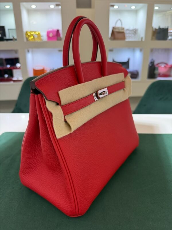 Hermès Birkin 25 retourne veau togo colore Rouge radie ( rosso piccione ) stampa K NUOVA 2026