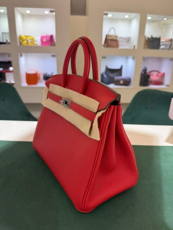 Hermès Birkin 25 retourne veau togo colore Rouge radie ( rosso piccione ) stampa K NUOVA 2026