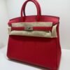 Hermès Birkin 25 retourne veau togo colore Rouge radie ( rosso piccione ) stampa K NUOVA 2026