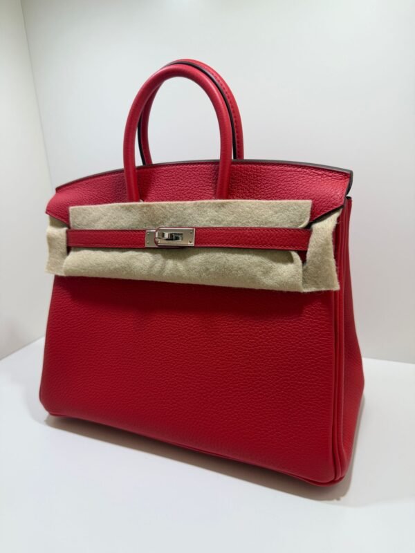 Hermès Birkin 25 retourne veau togo colore Rouge radie ( rosso piccione ) stampa K NUOVA 2026