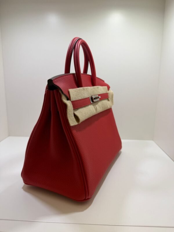 Hermès Birkin 25 retourne veau togo colore Rouge radie ( rosso piccione ) stampa K NUOVA 2026