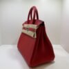 Hermès Birkin 25 retourne veau togo colore Rouge radie ( rosso piccione ) stampa K NUOVA 2026