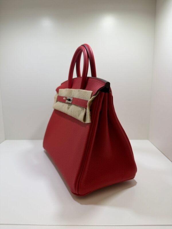 Hermès Birkin 25 retourne veau togo colore Rouge radie ( rosso piccione ) stampa K NUOVA 2026