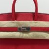 Hermès Birkin 25 retourne veau togo colore Rouge radie ( rosso piccione ) stampa K NUOVA 2026