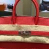 Hermès Birkin 25 retourne veau togo colore Rouge radie ( rosso piccione ) stampa K NUOVA 2026
