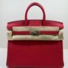 Hermès Birkin 25 retourne veau togo colore Rouge radie ( rosso piccione ) stampa K NUOVA 2026