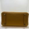 Hermès Birkin 25 retourne veau togo colore paille( giallo ) stampa G NUOVA 2026 Giugno hardware palladio full set con scontrino ufficiale Hermès