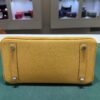 Hermès Birkin 25 retourne veau togo colore paille( giallo ) stampa G NUOVA 2026 Giugno hardware palladio full set con scontrino ufficiale Hermès