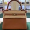Herm&egrave;s Kelly 28 retourne NUOVA 2026 seriale G color gold (marrone) pellame Togo con hardware dorato