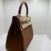 Herm&egrave;s Kelly 28 retourne NUOVA 2026 seriale G color gold (marrone) pellame Togo con hardware dorato