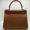 Herm&egrave;s Kelly 28 retourne NUOVA 2026 seriale G color gold (marrone) pellame Togo con hardware dorato