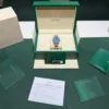 IMG_3391 Rolex Datejust 31 NUOVO 2024 oyster quadrante blu ghiera in oro full set con documenti e scatola