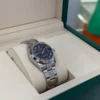 IMG_3392 Rolex Datejust 31 NUOVO 2024 oyster quadrante blu ghiera in oro full set con documenti e scatola