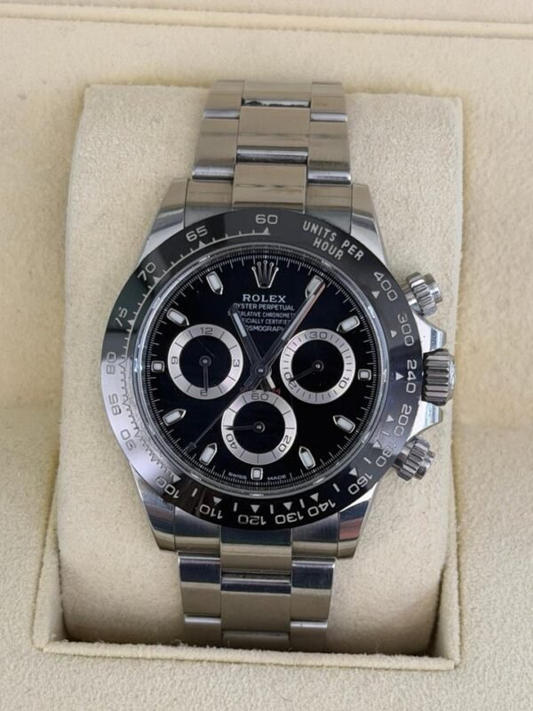 IMG_3400 Rolex Daytona ceramica nero del 2020 Italia card verde full set top condition con documenti