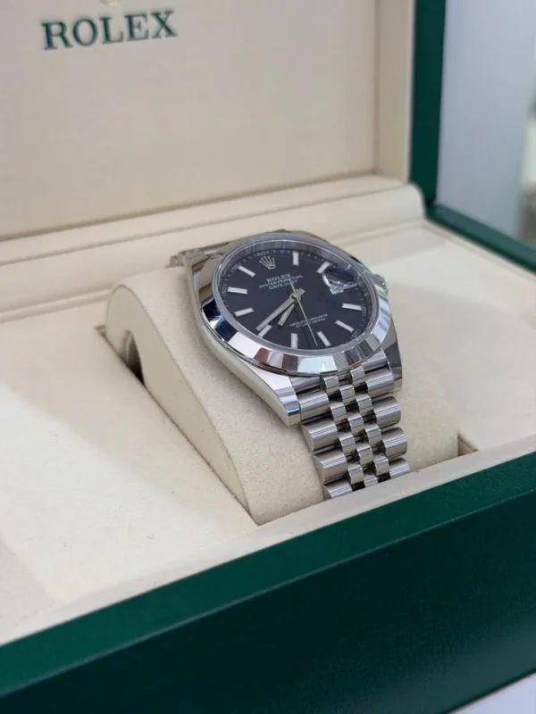 Rolex Datejust 41 41mm 2026 Italia Jubilee quadrante blu full set con documenti e scatola