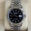 Rolex Datejust 36 36mm quadrante nero del 2021 Italia Jubilee full set top condition con documenti