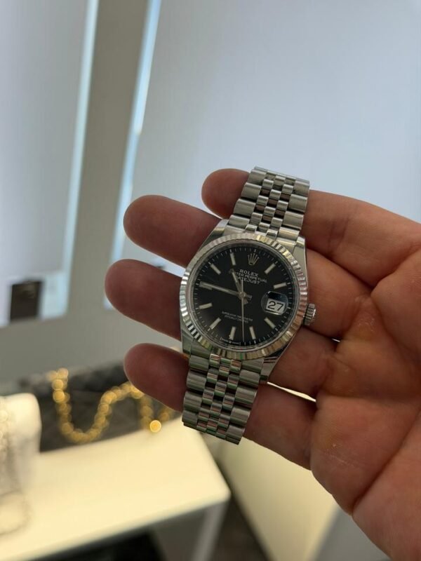 Rolex Datejust 36 36mm quadrante nero del 2021 Italia Jubilee full set top condition con documenti